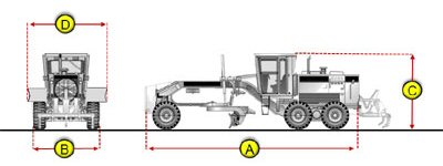 Grader Dimensions Diagram