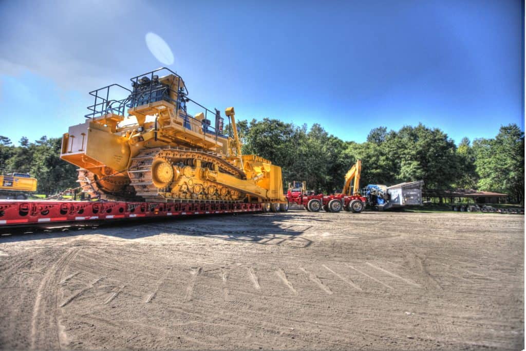 heavy haul bulldozer trailer