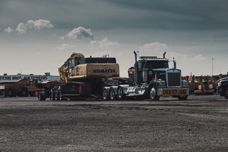 oversize load excavator oversize load excavator