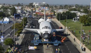 largest heavy haul freight in history the space shuttle transport