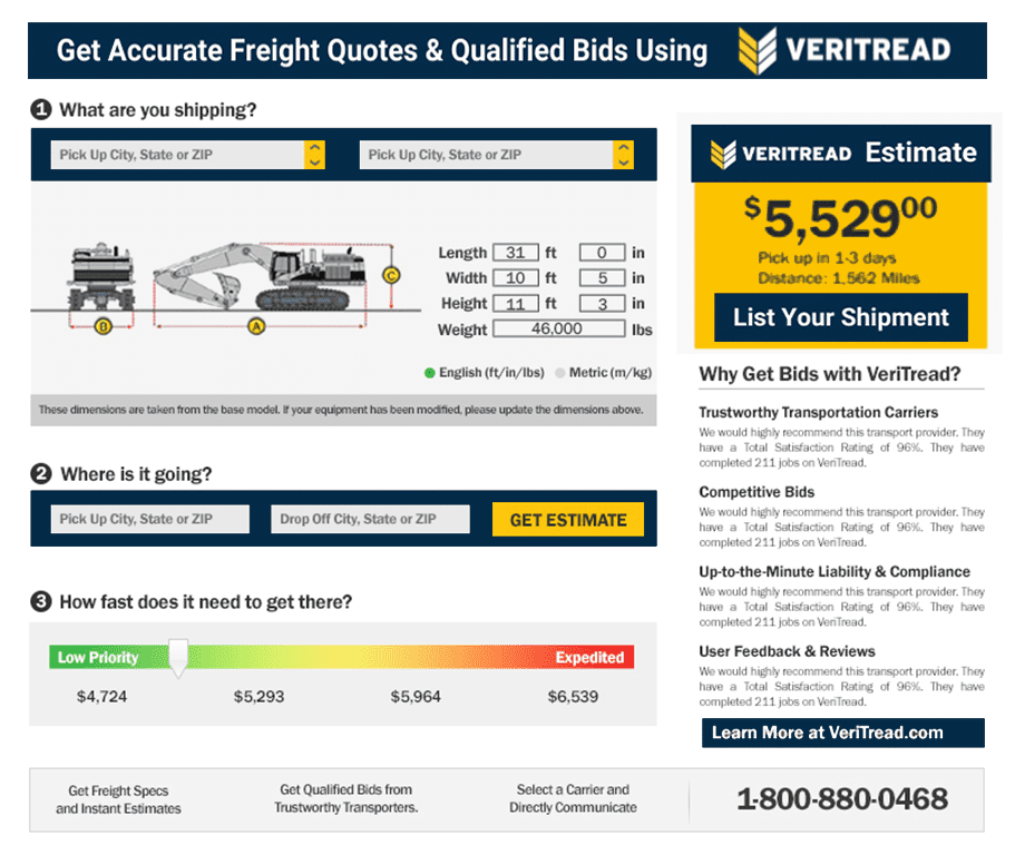 veritread estimator