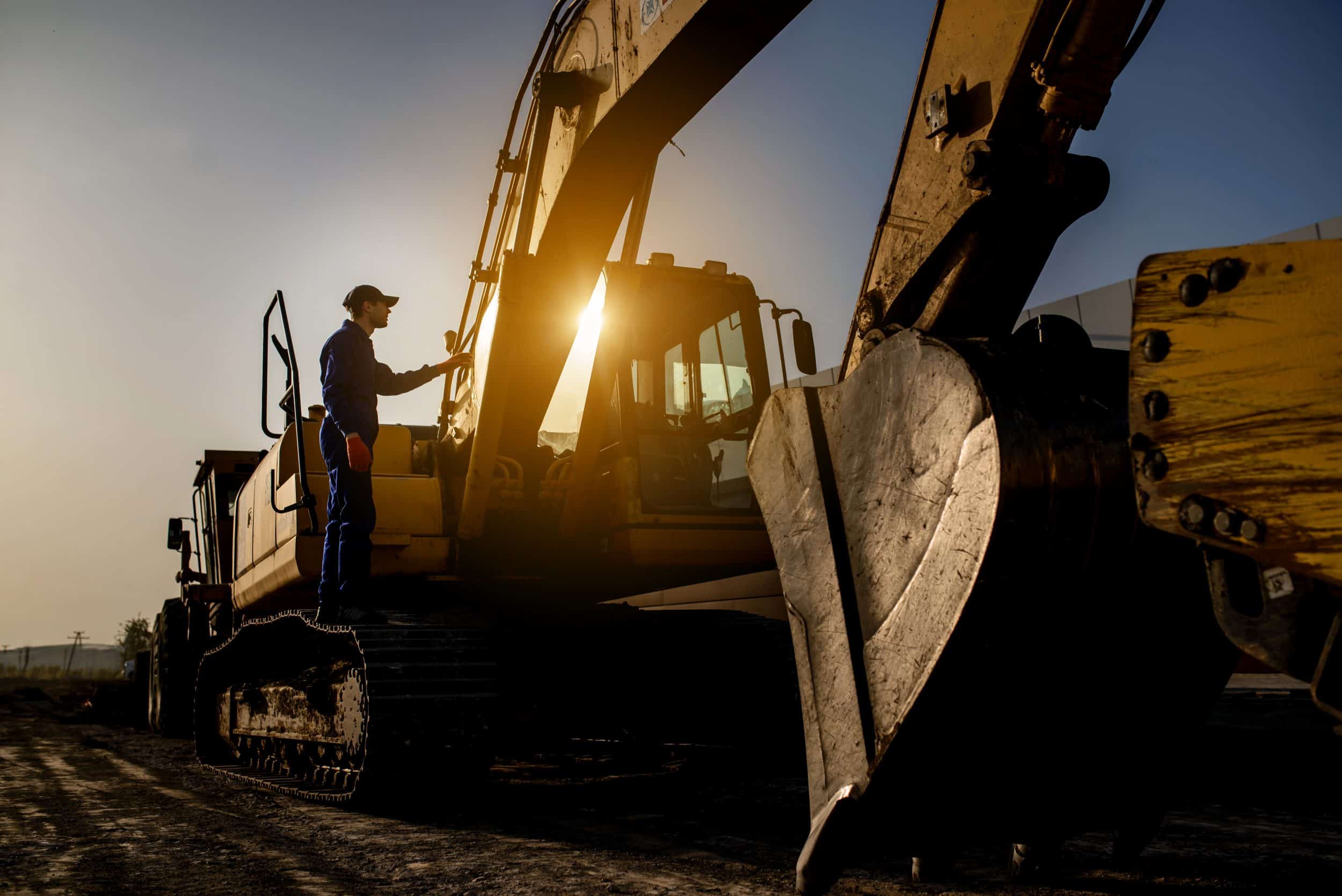 excavator shipping