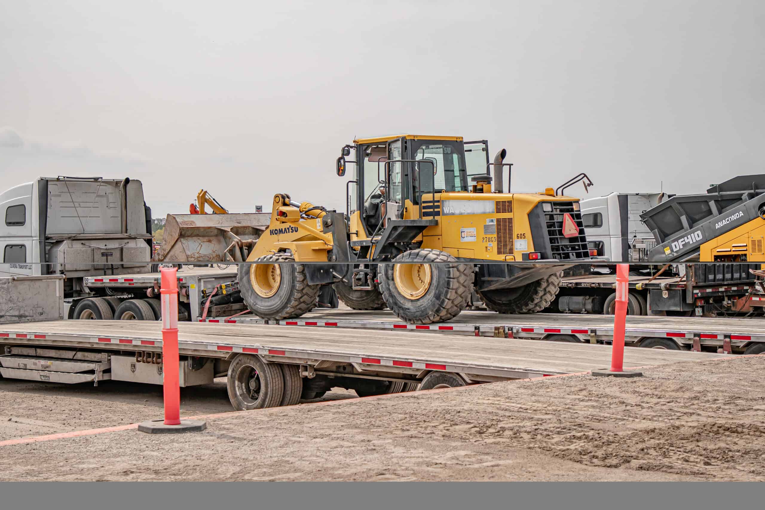 load and haul a wheel loader