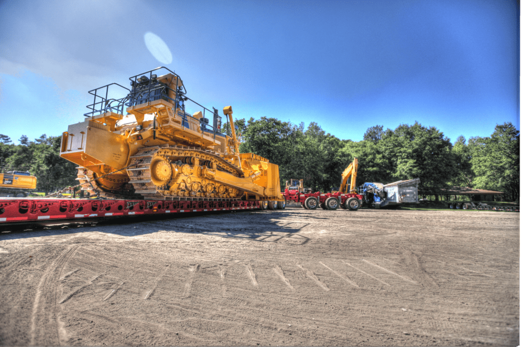 Komatsu Dozer on RGN