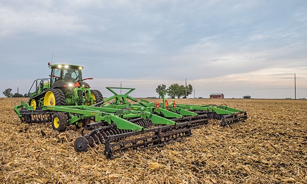 tractor and disk