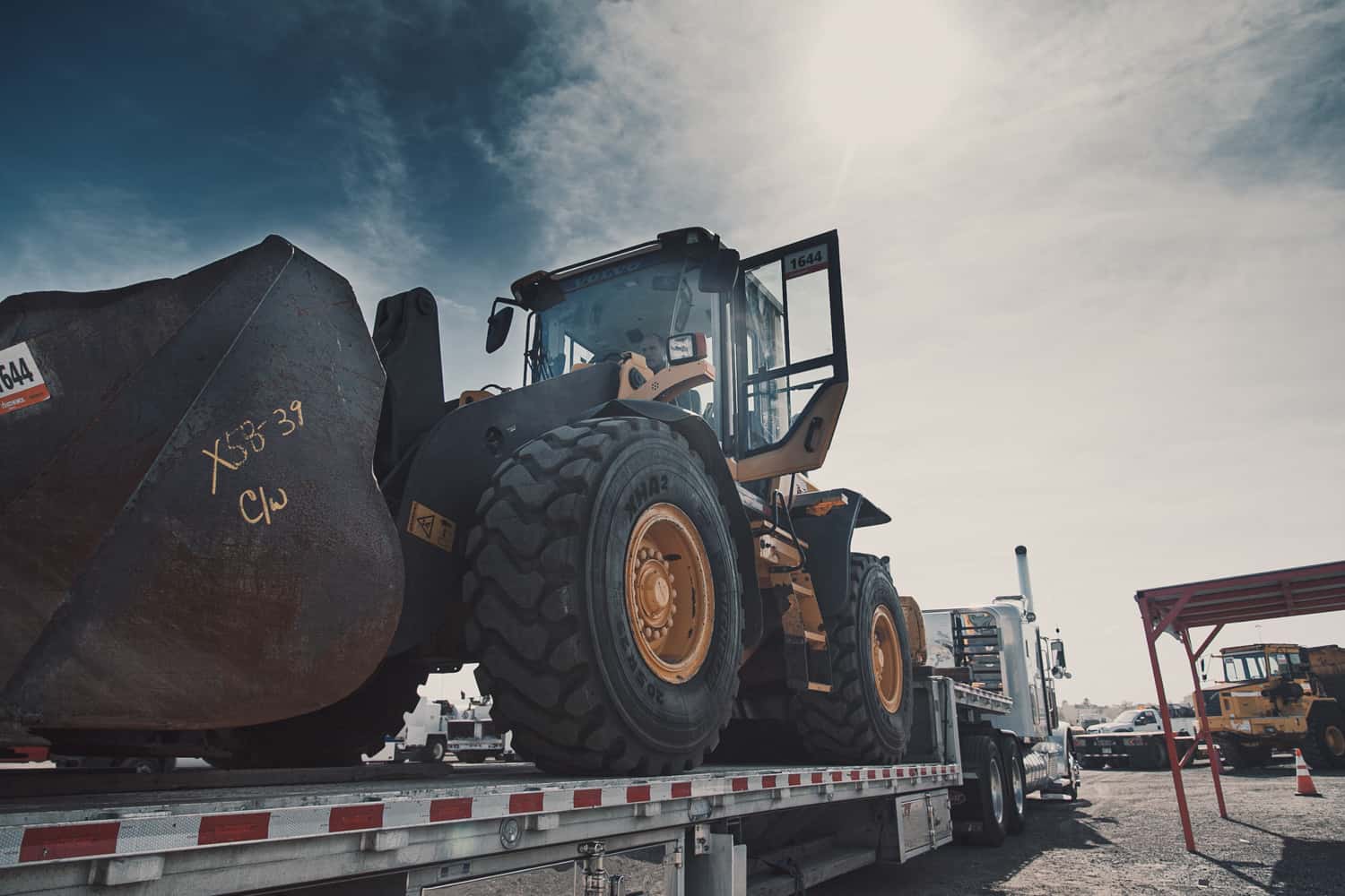 wheel loader step deck