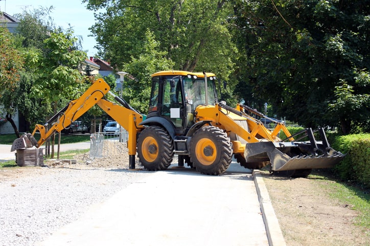 backhoe loader