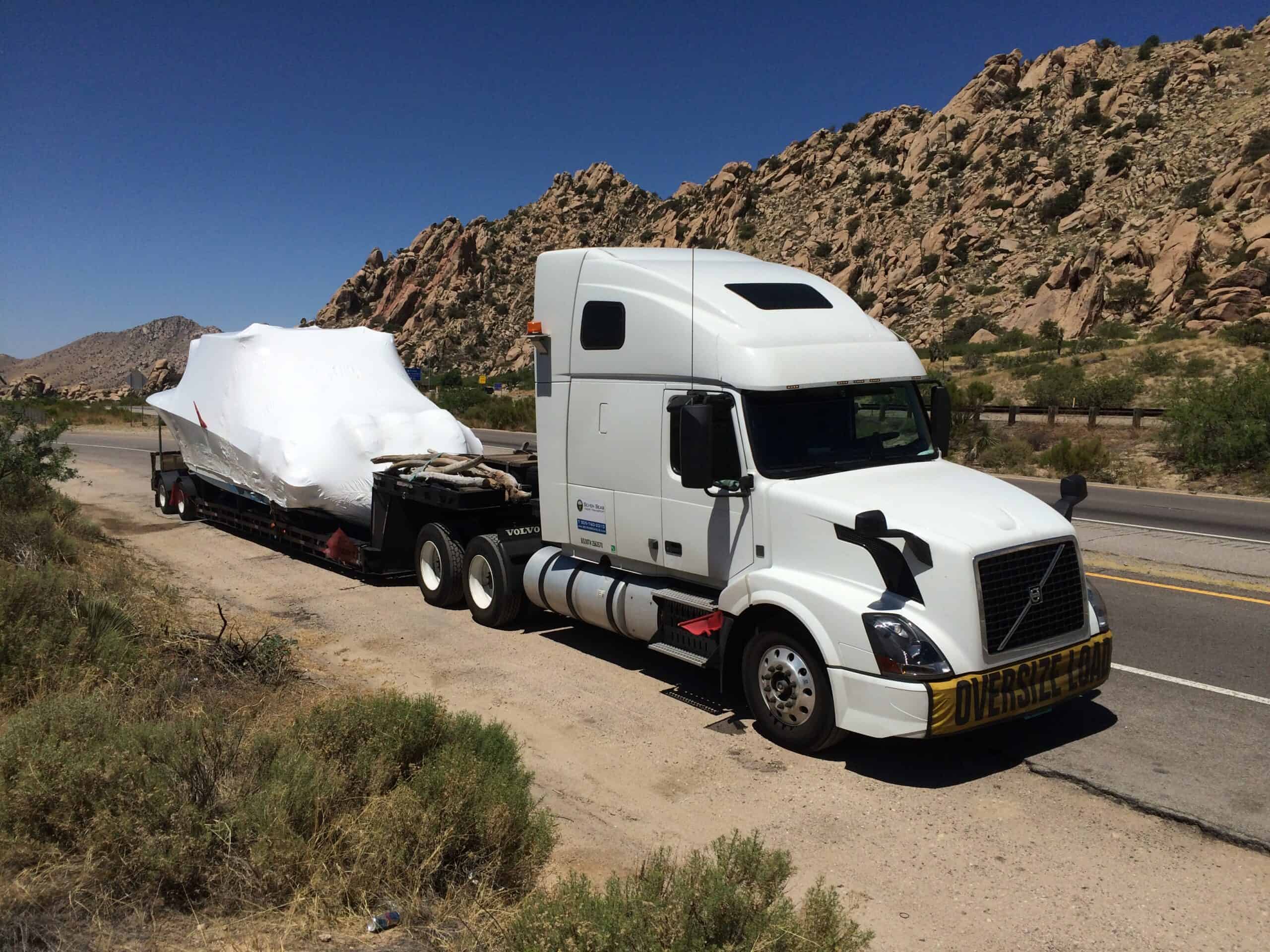 boat transport covered