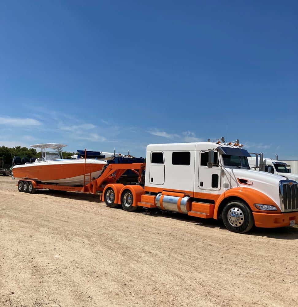 custom boat transport