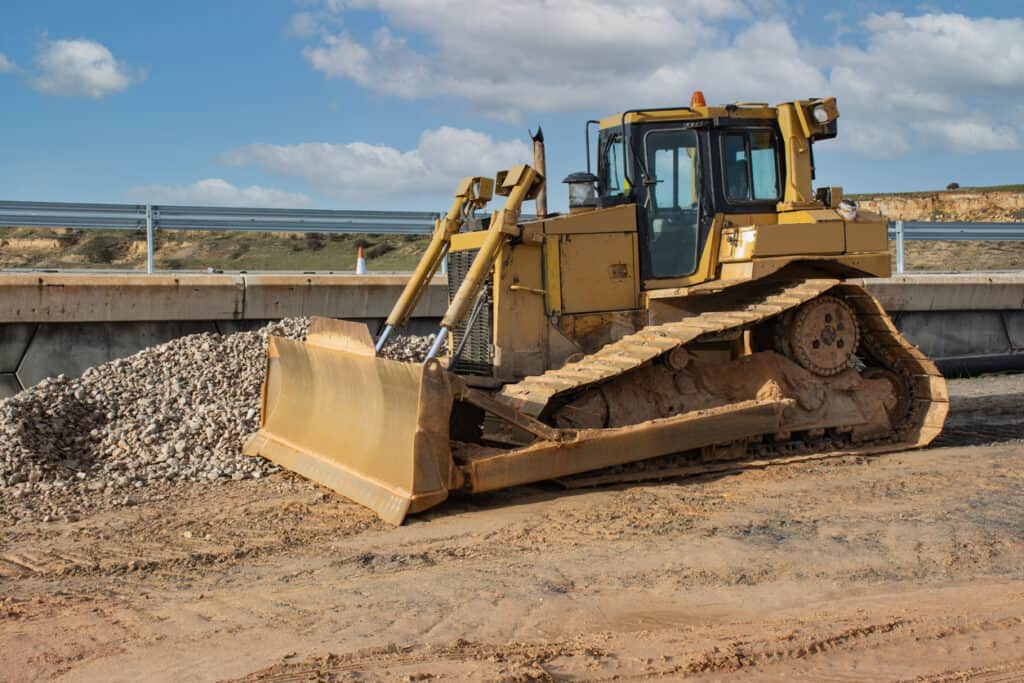 dozer working