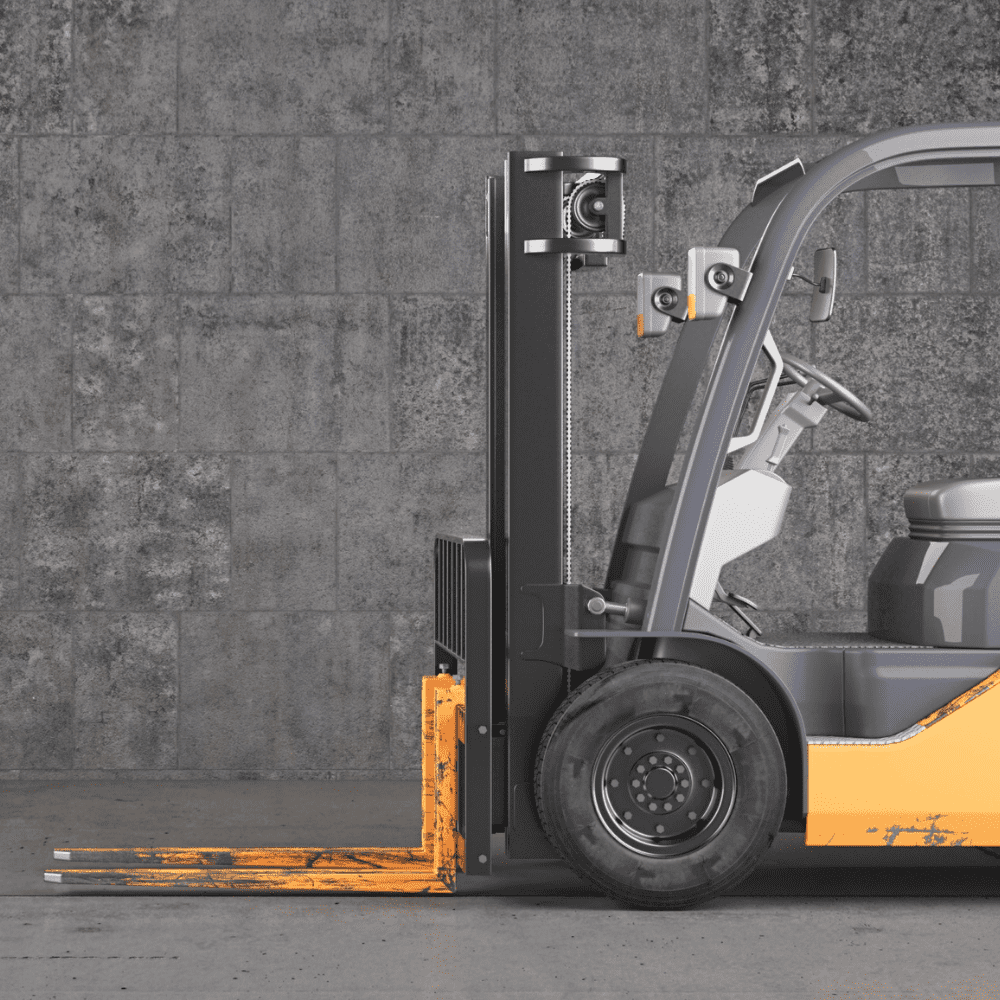 forklift front view