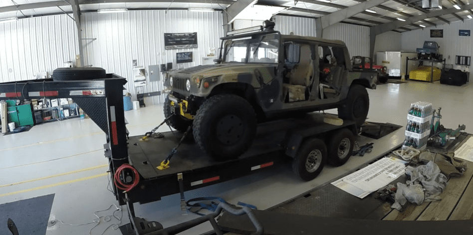 humvee on trailer 2