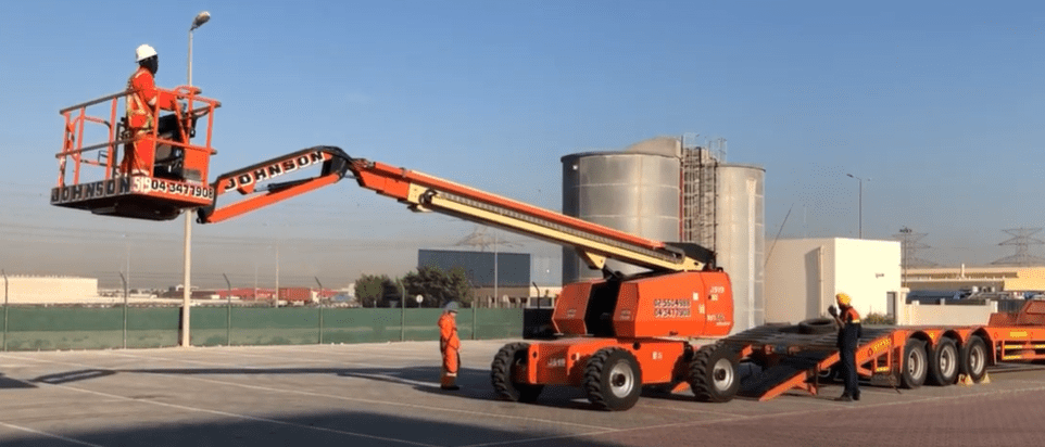 loading boom lift