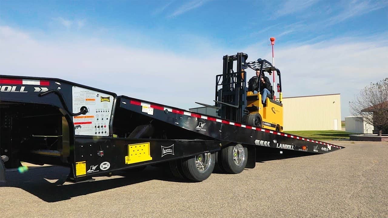 forklift loading