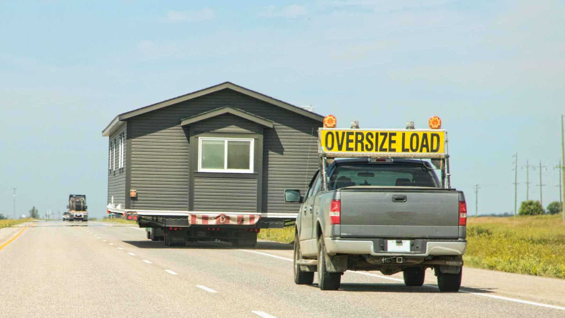 transport a mobile home