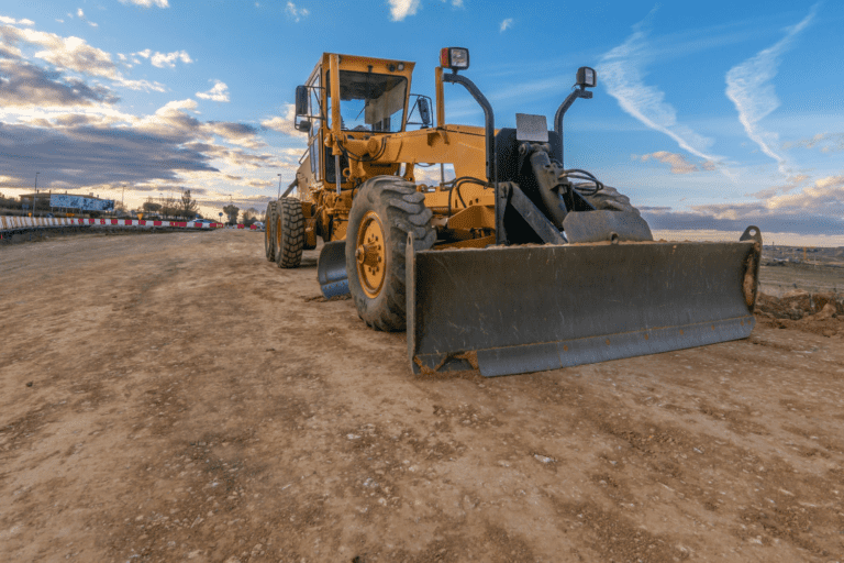 motor grader blade front