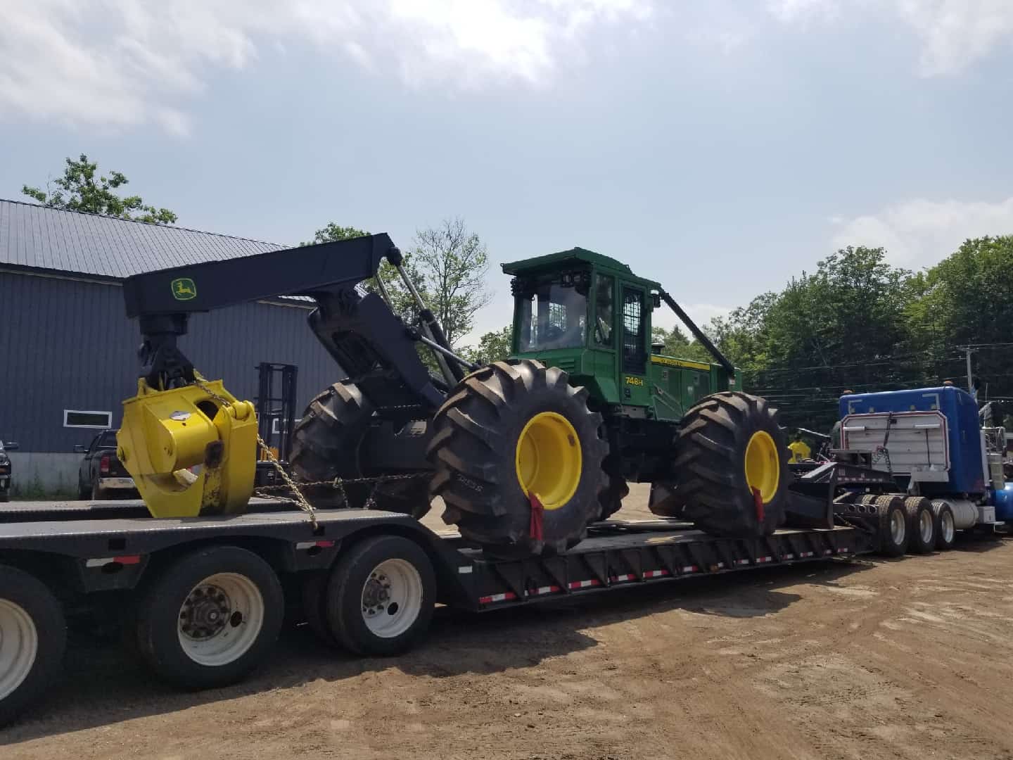 skidder transport