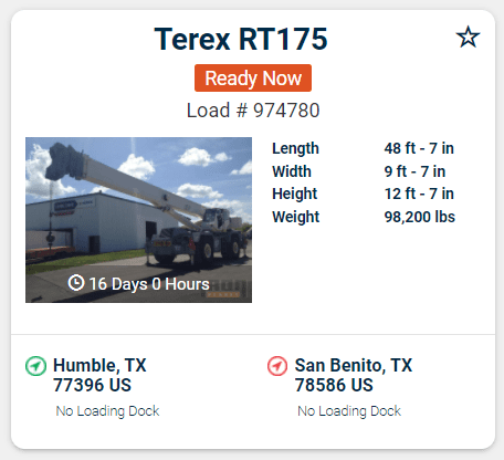 terex rt175 crane