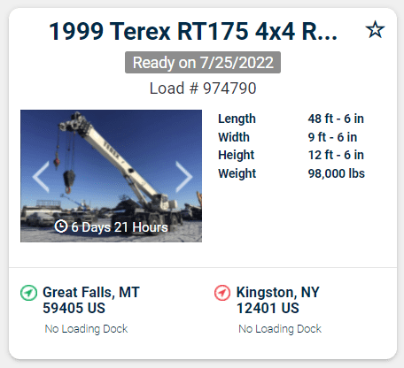 terex rt175 4x4 crane
