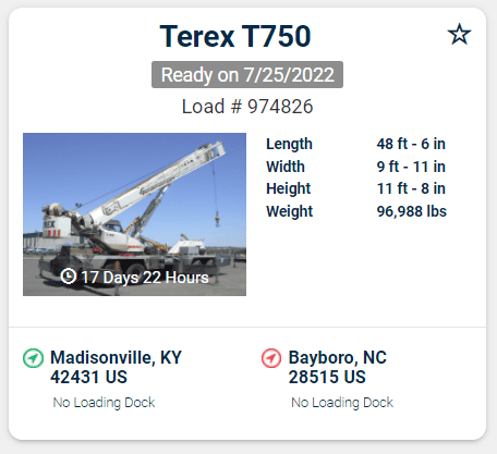 terex 750 crane
