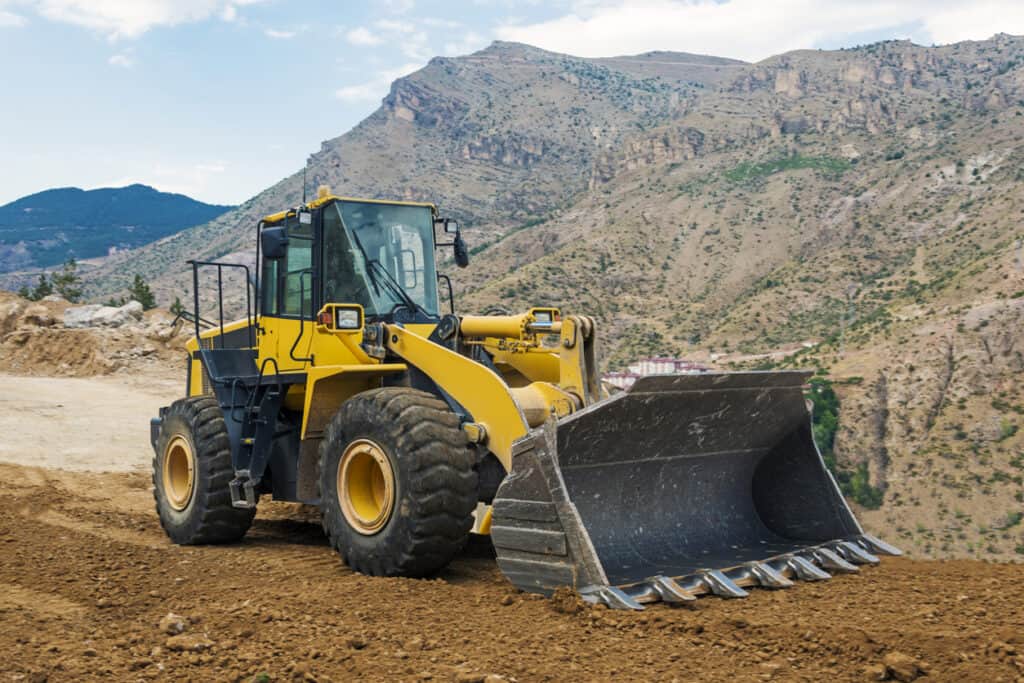 Loader Excavator at work