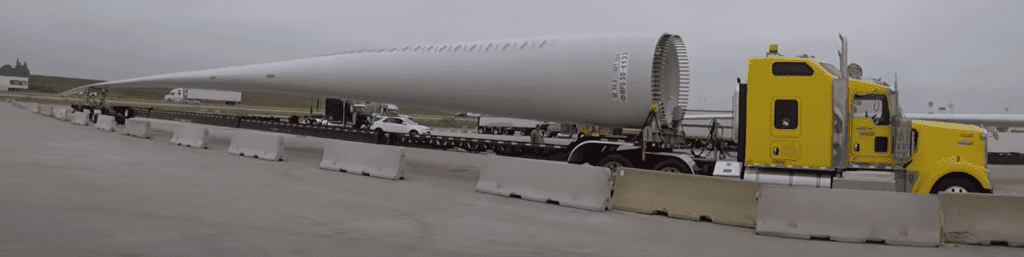 wind turbine semi